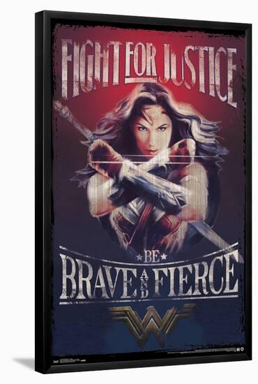 DC Comics Movie - Wonder Woman - Justice-Trends International-Framed Poster