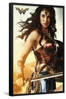 DC Comics Movie - Wonder Woman - Shield-Trends International-Framed Poster