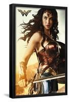 DC Comics Movie - Wonder Woman - Shield-Trends International-Framed Poster