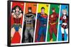 DC Comics - Rainbow Lines-Trends International-Framed Poster