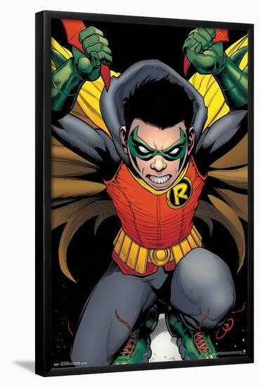 DC Comics - Robin - Damian Wayne-Trends International-Framed Poster