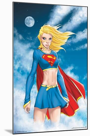 DC Comics - Supergirl - Clouds-Trends International-Mounted Poster