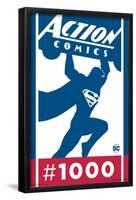 DC Comics - Superman - Action Comics 1000-Trends International-Framed Poster