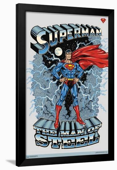DC Comics Superman - The Man of Steel-Trends International-Framed Poster