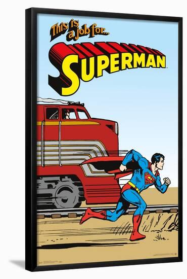 DC Comics - Superman - VIntage-Trends International-Framed Poster