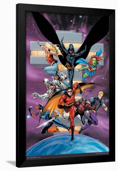 DC Comics - Teen Titans - Group-Trends International-Framed Poster