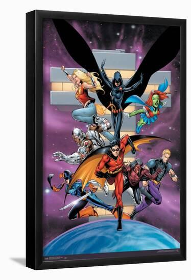 DC Comics - Teen Titans - Group-Trends International-Framed Poster