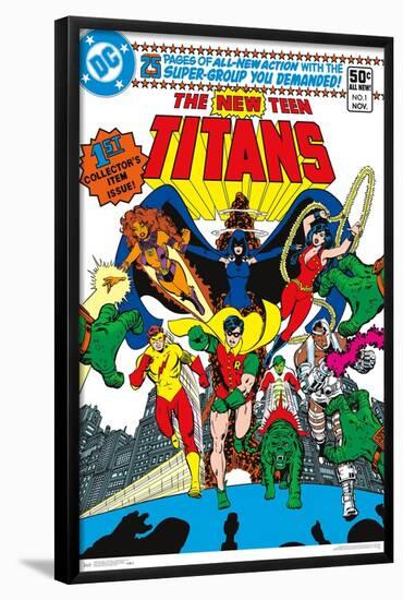 DC Comics - Teen Titans - The New Teen Titans #1-Trends International-Framed Poster