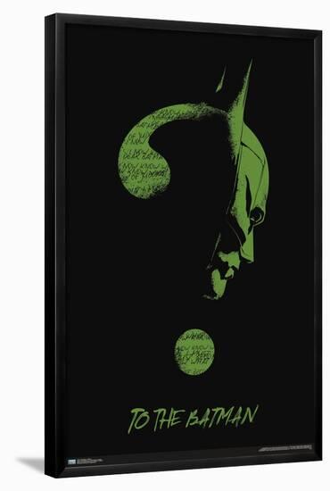 DC Comics The Batman - Riddler-Trends International-Framed Poster