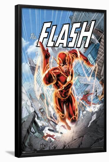 DC Comics - The Flash - Central City-Trends International-Framed Poster