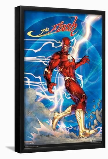 DC Comics - The Flash - Jim Lee-Trends International-Framed Poster