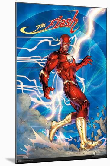 DC Comics - The Flash - Jim Lee-Trends International-Mounted Poster