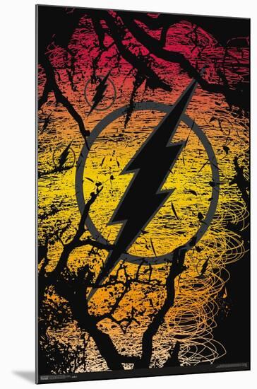 DC Comics - The Flash - Logo-Trends International-Mounted Poster