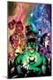 DC Comics - The Green Lantern - Blackest Night-Trends International-Mounted Poster