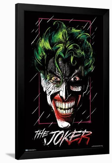 DC Comics - The Joker - Up Close-Trends International-Framed Poster