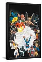 DC Comics - The Justice Society of America - Table Meeting-Trends International-Framed Poster