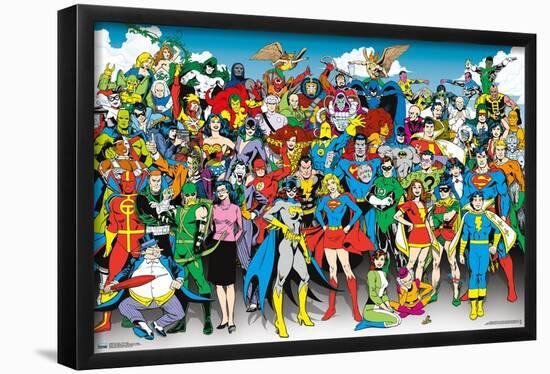 DC Comics - The Lineup-Trends International-Framed Poster