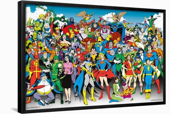 DC Comics - The Lineup-Trends International-Framed Poster