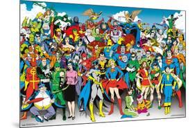 DC Comics - The Lineup-Trends International-Mounted Poster