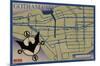 DC Comics TV Batman Beyond - Map-Trends International-Mounted Poster