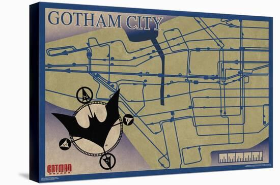 DC Comics TV Batman Beyond - Map-Trends International-Stretched Canvas