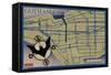 DC Comics TV Batman Beyond - Map-Trends International-Framed Stretched Canvas