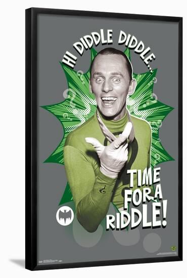 DC Comics TV - Batman TV Series - Riddler-Trends International-Framed Poster