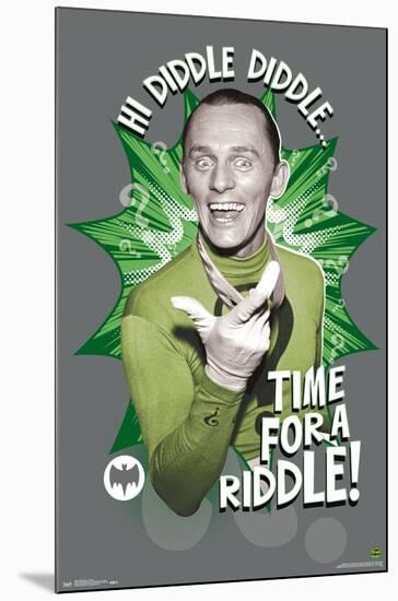 DC Comics TV - Batman TV Series - Riddler-Trends International-Mounted Poster