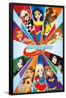 DC Comics TV - DC Superhero Girls - Collage-Trends International-Framed Poster