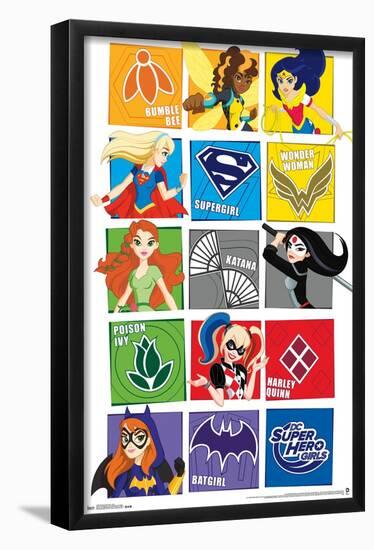 DC Comics TV - DC Superhero Girls - Grid-Trends International-Framed Poster