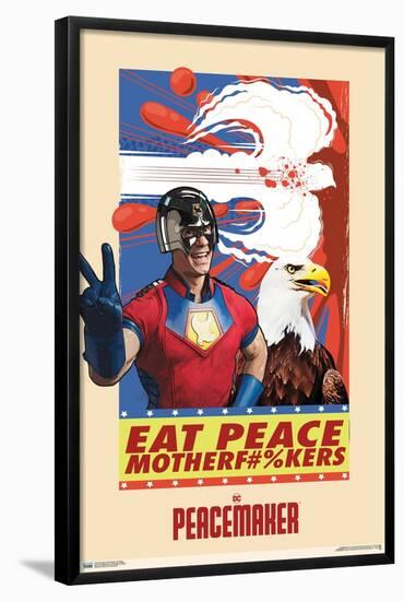 DC Comics TV Peacemaker - Eat Peace-Trends International-Framed Poster