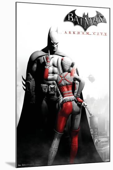 DC Comics VIdeo Game - Arkham City - Key Art-Trends International-Mounted Poster