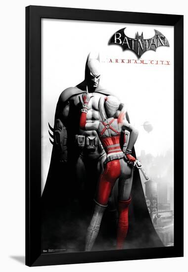DC Comics VIdeo Game - Arkham City - Key Art-Trends International-Framed Poster