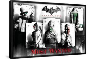 DC Comics VIdeo Game - Arkham City - Most Wanted-Trends International-Framed Poster