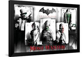 DC Comics VIdeo Game - Arkham City - Most Wanted-Trends International-Framed Poster