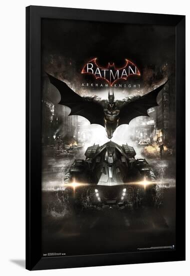 DC Comics VIdeo Game - Arkham Knight - Key Art-Trends International-Framed Poster