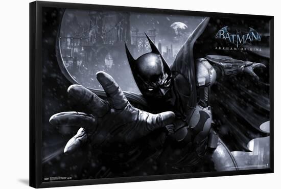 DC Comics VIdeo Game - Arkham Origins - Batman-Trends International-Framed Poster