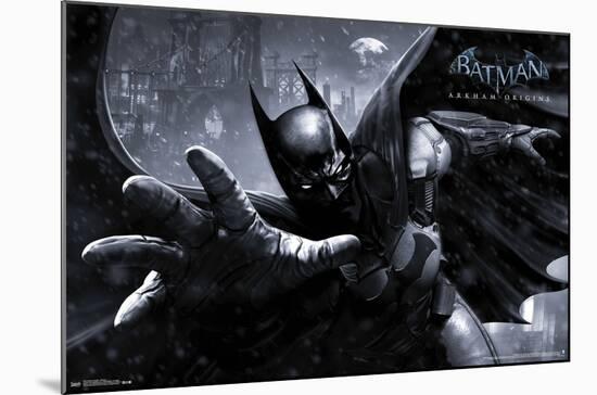 DC Comics VIdeo Game - Arkham Origins - Batman-Trends International-Mounted Poster