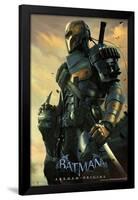 DC Comics VIdeo Game - Arkham Origins - Deathstroke-Trends International-Framed Poster