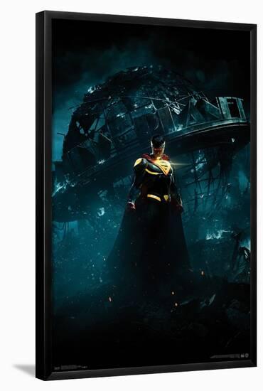 DC Comics VIdeo Game - Injustice: Gods Among Us 2 - Superman Key Art-Trends International-Framed Poster