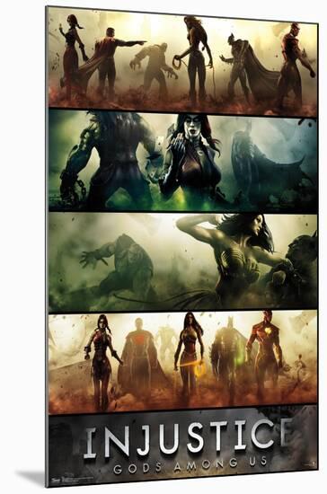 DC Comics VIdeo Game - Injustice: Gods Among Us - Bane-Trends International-Mounted Poster