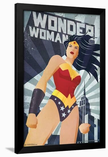 DC Comics - Wonder Woman - Constructivism-Trends International-Framed Poster