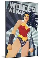 DC Comics - Wonder Woman - Constructivism-Trends International-Mounted Poster