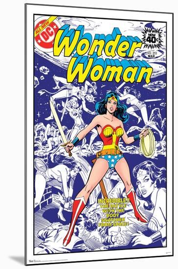 DC Comics - Wonder Woman - Cover-Trends International-Mounted Poster