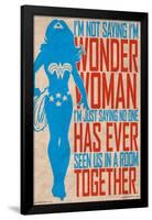 DC Comics - Wonder Woman - Secret Identity-Trends International-Framed Poster