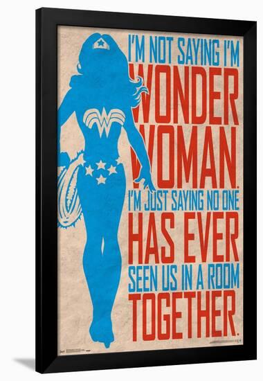 DC Comics - Wonder Woman - Secret Identity-Trends International-Framed Poster