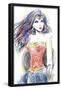 DC Comics - Wonder Woman - Sketch-Trends International-Framed Poster