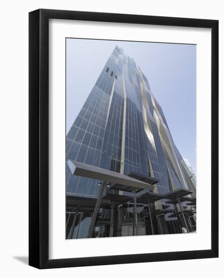 Dc Tower 1 by Dominique Perrault, Danube City, Vienna, Austria-Jean Brooks-Framed Photographic Print