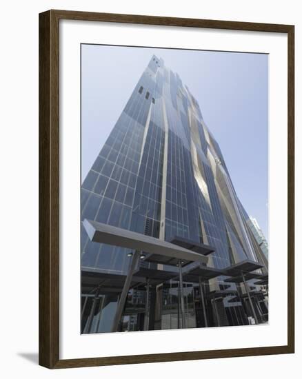 Dc Tower 1 by Dominique Perrault, Danube City, Vienna, Austria-Jean Brooks-Framed Photographic Print