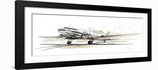 DC3 Airplane-Patricia Pinto-Framed Art Print